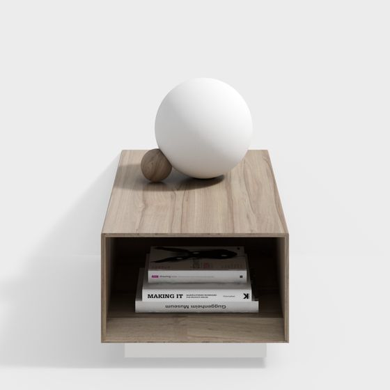 Minimalist Shelf 3D model