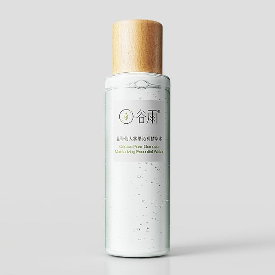 Elegant Glass Bottle 3D model