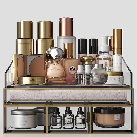 Boîte de rangement pour cosmétiques