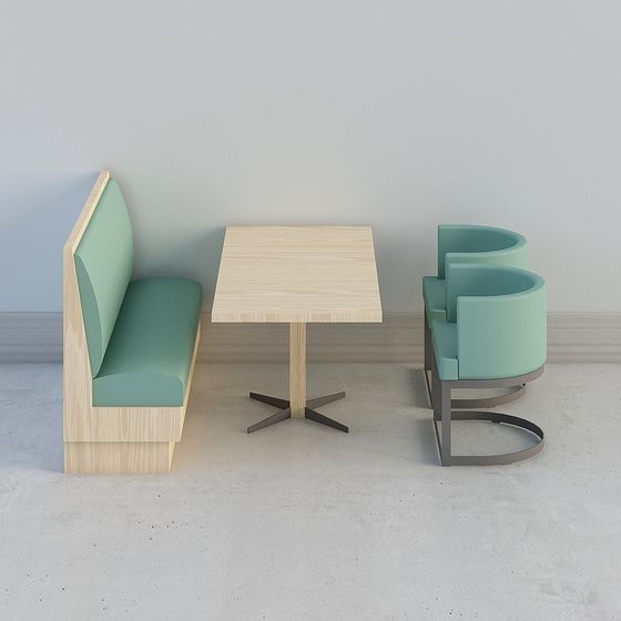 Urban Corner Coffee Table Set 3D model