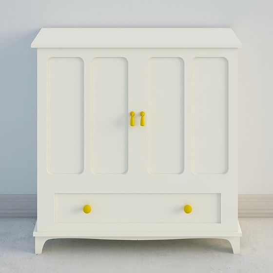 Urban Alley Storage Cabinet 3D model