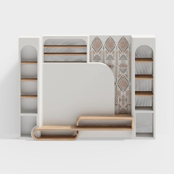 Urban Shelf 3D model for Modern Interiors
