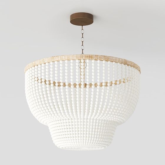 Elegant Low-Poly Chandelier 3D model for Modern Spaces