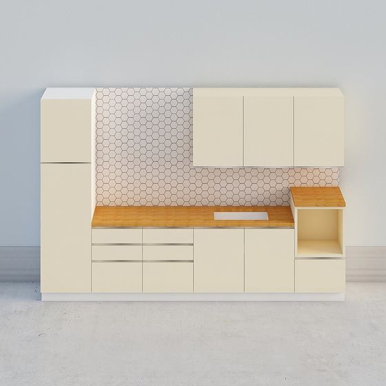 Urban Storage Cabinet 3D model for Modern Spaces