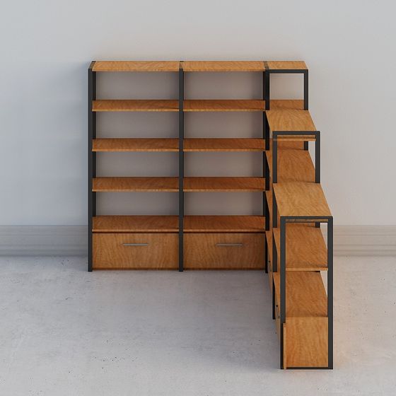 Urban Shelf 3D model for Modern Interiors