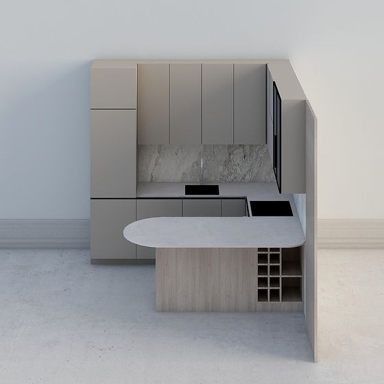 Urban Kitchen 3D model