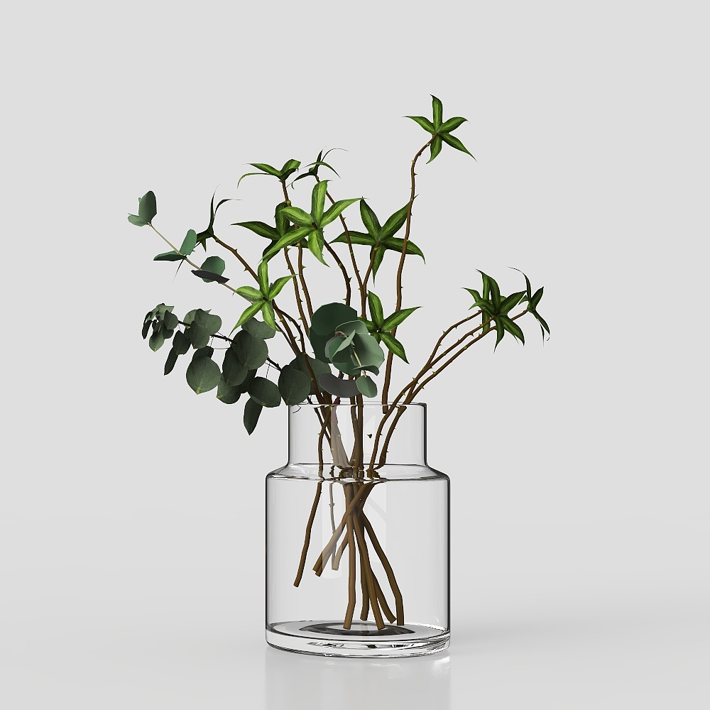 Modern Green Plant Ornament