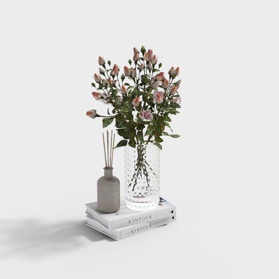Floral Harmony 3D model