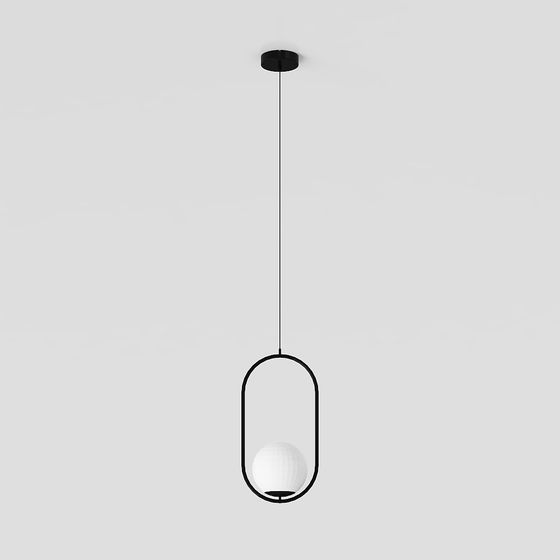 Modern Minimalist Pendant Light 3D model