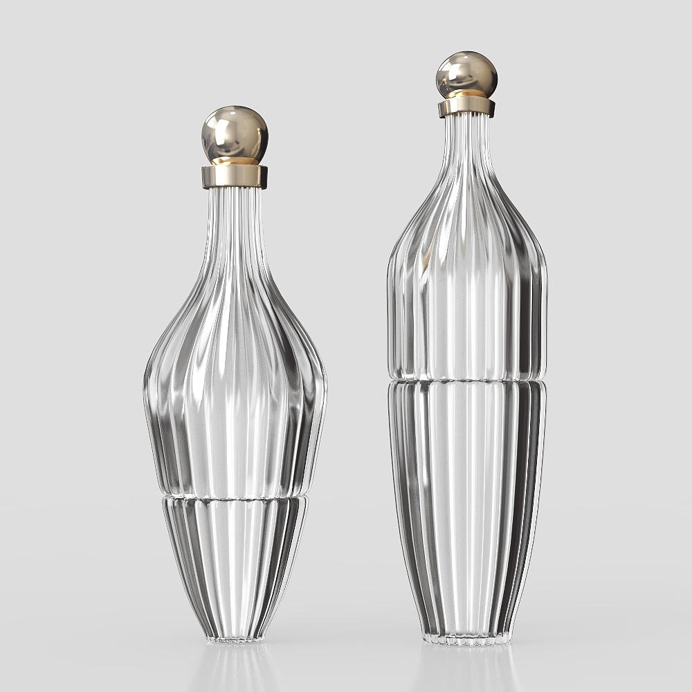 Ensemble de bouteilles de parfum