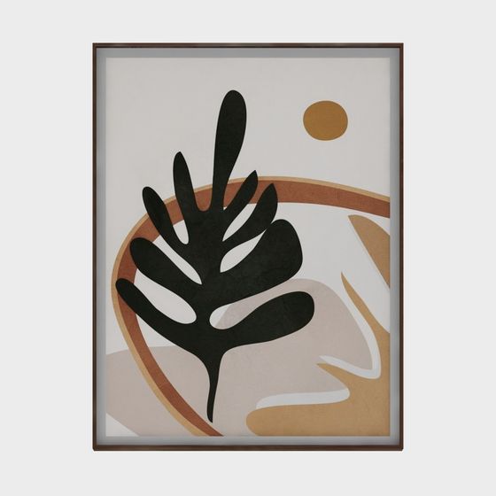 モダンな田園風景の装飾画