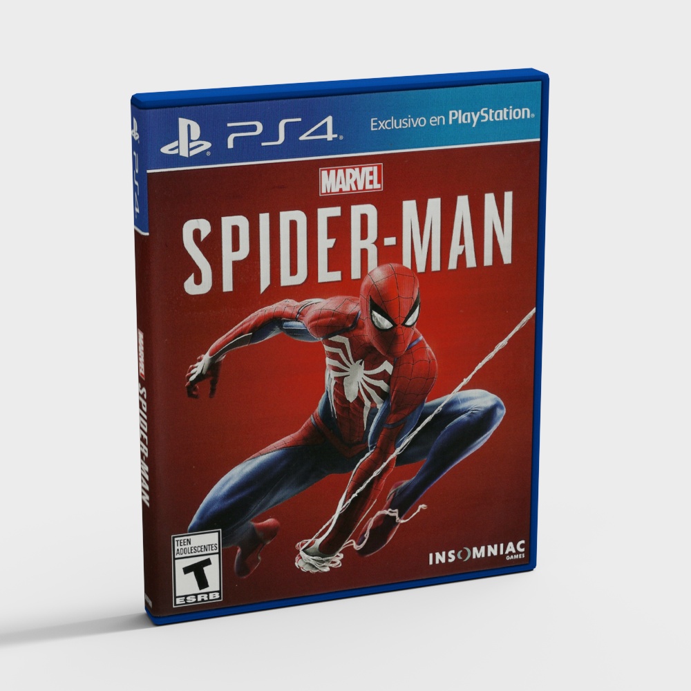 Spider-Man Low-Poly 3D Model