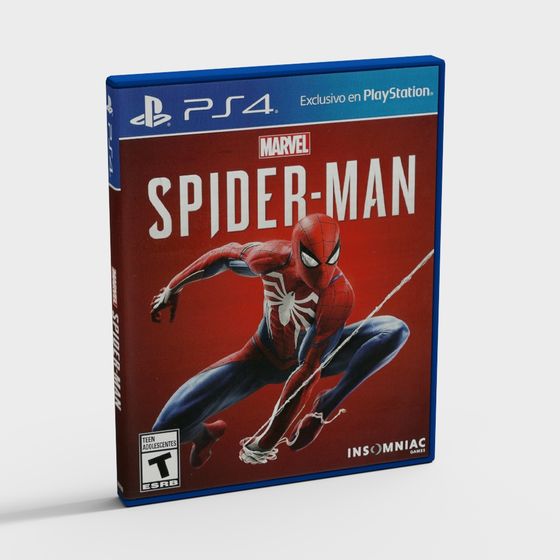 Spider-Man Low-Poly 3D Model