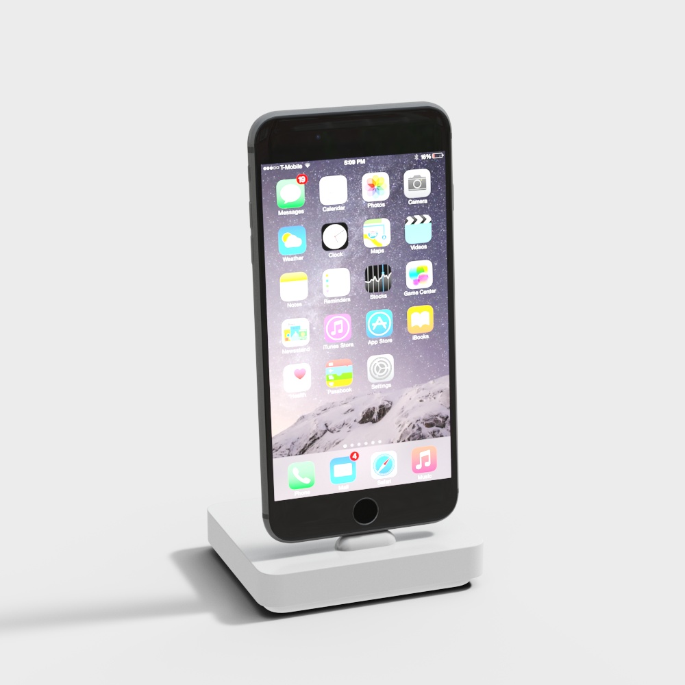 Tech Dock 3D Model - Sleek Modern Design