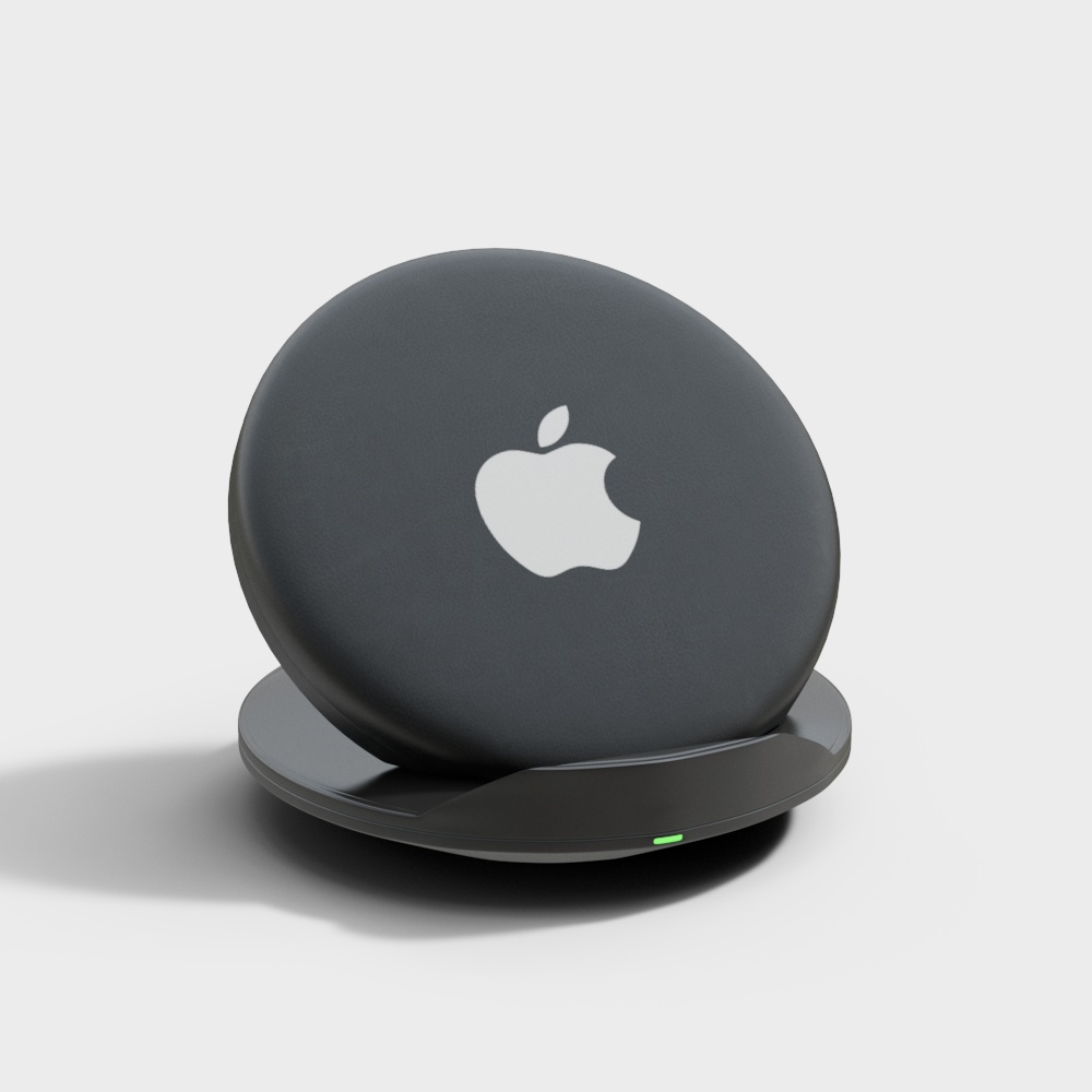 Sleek Low-Poly Wireless Charger 3D model