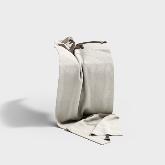 Elegant Flowing Blanket 3D model