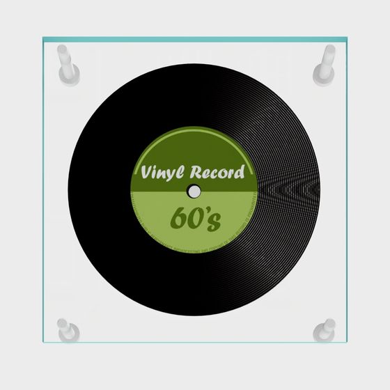 Decoración de Pared Colgante de Disco Moderna