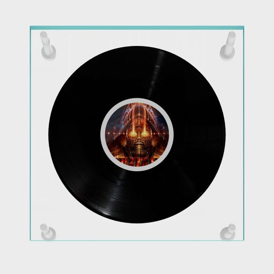 Futuristic Vinyl Record 3D model