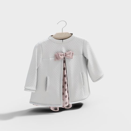 Baby's First Bow Low-Poly 3D Model for Creative Projects