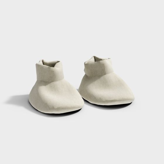 Charming Baby Shoes 3D model for Creative Projects