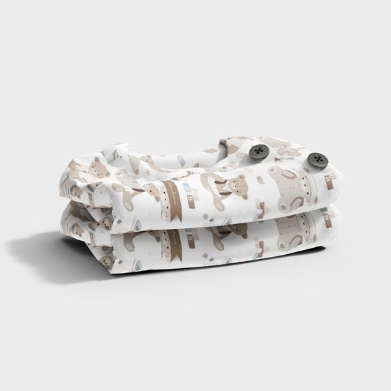 Teddy Bear Blanket 3D model