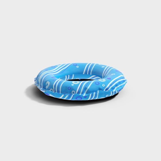 Vibrant Swim Ring for Playful Scenes 3D model