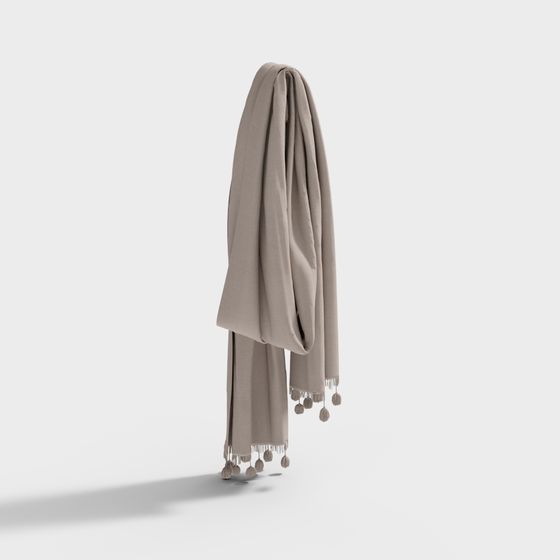 Tassel Scarf 3D model