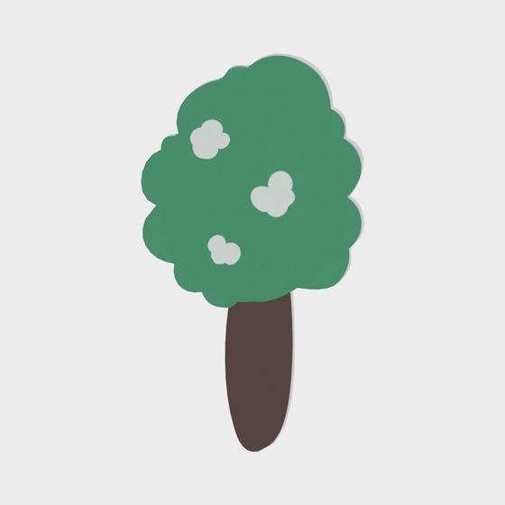 Little Tree 3D Model - Low Polygon with High Detail