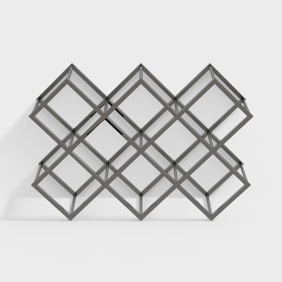 Diamond Frame 3D model for Modern Aesthetics