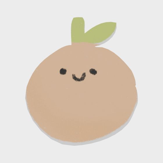 Charming Low-Poly Orange 3D Model