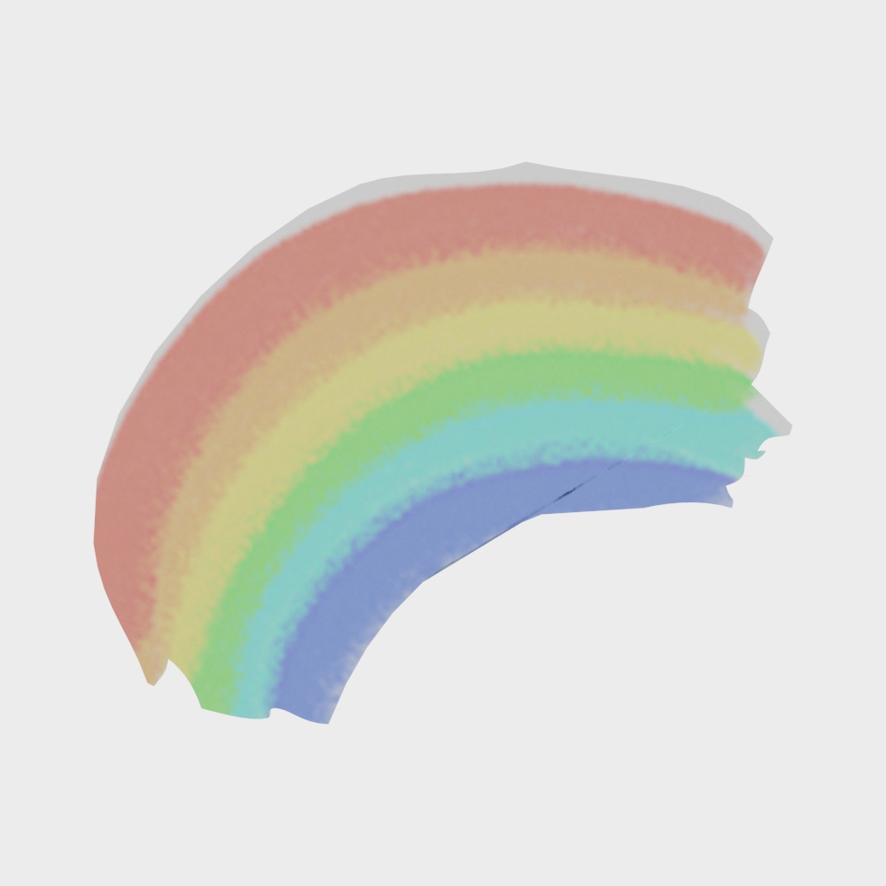 Pegatina de Pared de Arco Iris de Dibujos Animados