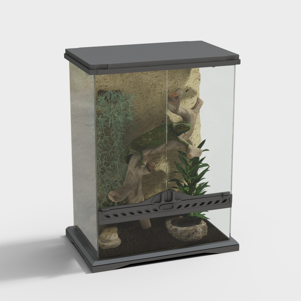 Serbatoio in vetro camaleonte