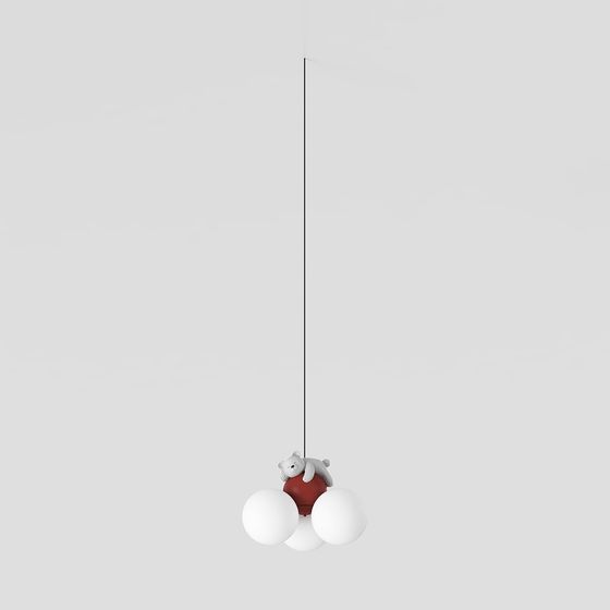 Suspension Bear Lamp 3D model