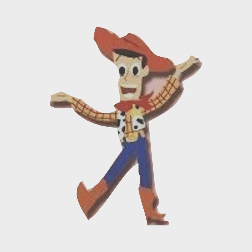 Adesivo Murale di Cartone Animato