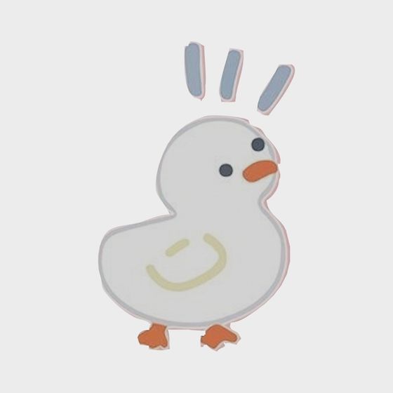 Charming Low-Poly 3D Chicken Model