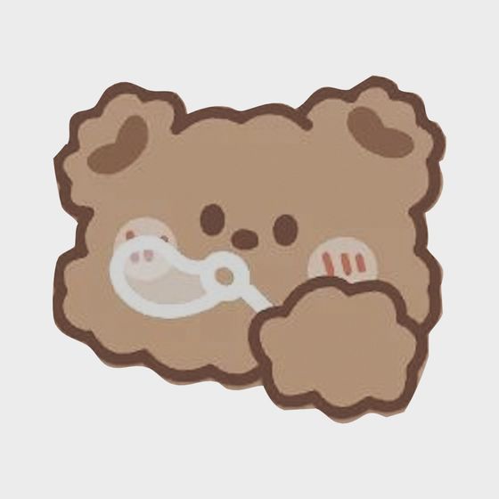 Charming Low-Poly Bear 3D model