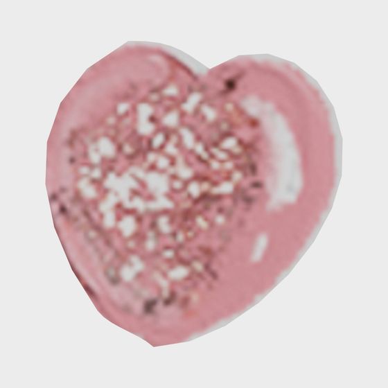 Heart-Shaped Candy 3D model