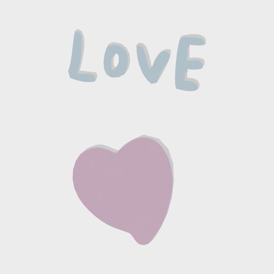 Love Heart 3D model