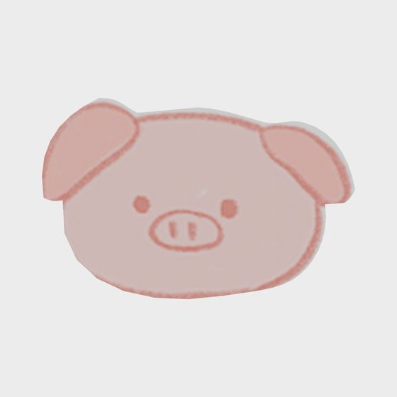 Adorable Pink Pig 3D Model for Creative Projects