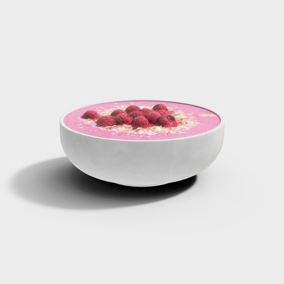 Vibrant Smoothie Bowl 3D model