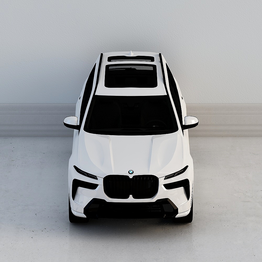 BMW X7 SUV 3D model - Low Poly High Detail