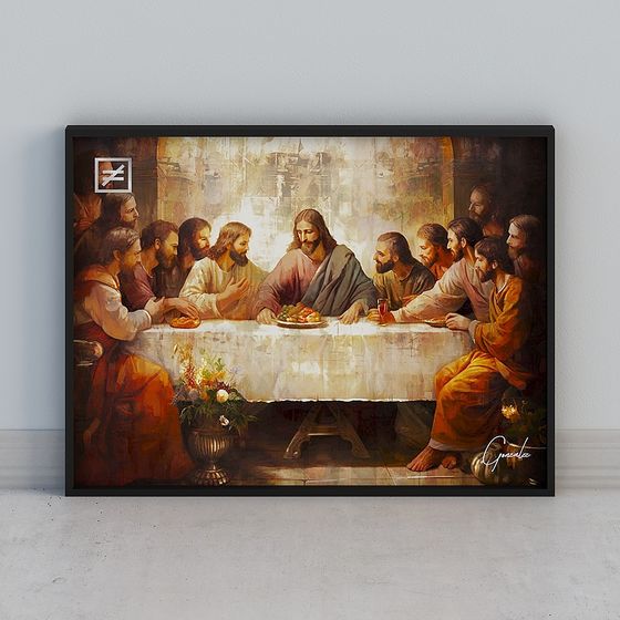 The Last Supper 3D model - A Masterpiece Reimagined