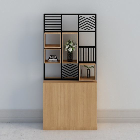 City Window Bookshelf 3D model