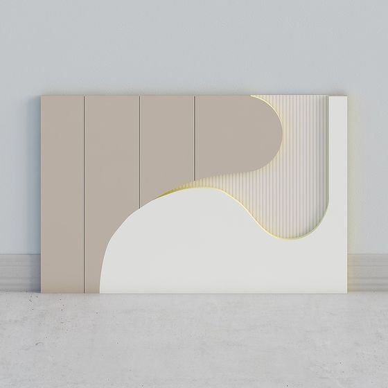 Streamlined Art Screen 3D model