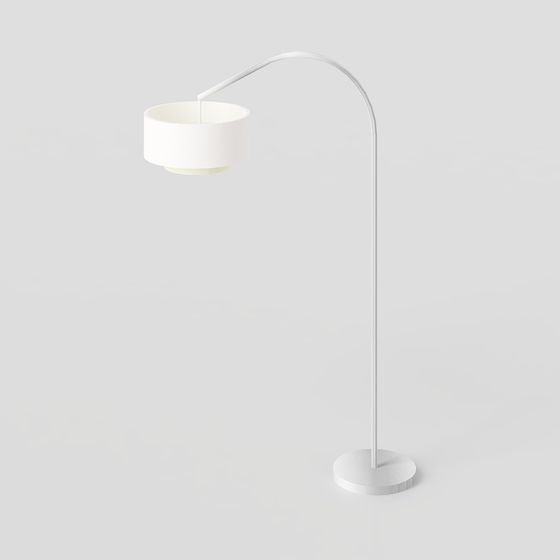 Minimalist 3D Floor Lamp Design Model