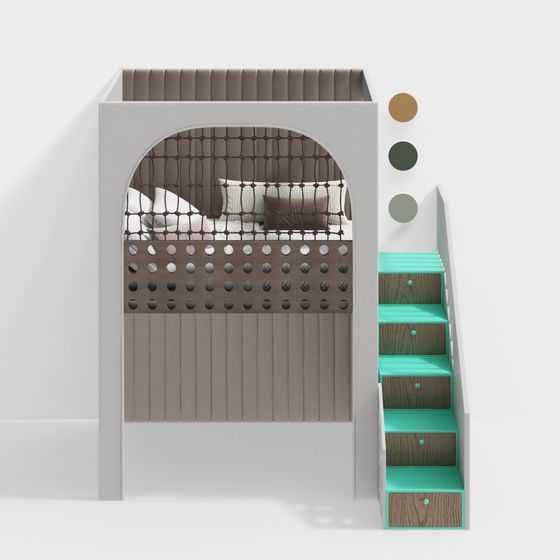 Kids Dream Bed 3D model