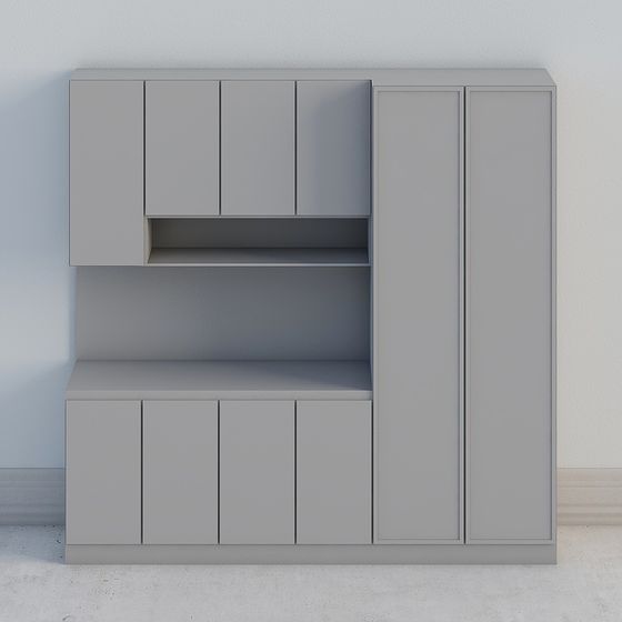 Urban Storage Unit 3D model for Stylish Interiors