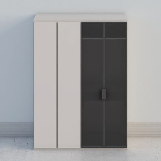 Modern Minimalist Wardrobe 3D model