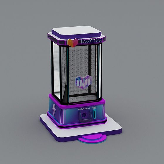 Futuristic Claw Machine 3D model