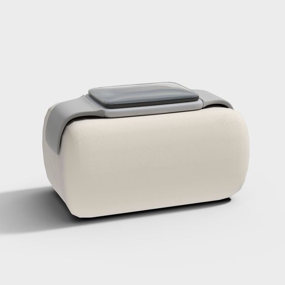 Minimalist Sofa Stool 3D model